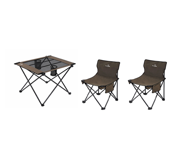 One Mesh Table Plus Two Chairs Set, Large